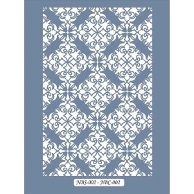 NBC02 Damask Dantel Model Stencil 21x30cm