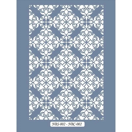 NBC02 Damask Dantel Model Stencil 21x30cm