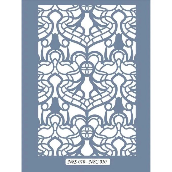 NBC10 Desen Dantel Model Stencil 21x30cm