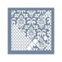 GCSM01 Kolaj Model Grunge Duvar Stencil 25x25cm