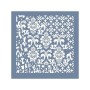 GCSM08 Kolaj Model Grunge Duvar Stencil 25x25cm