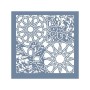 GCSM11 Kolaj Model Grunge Duvar Stencil 25x25cm