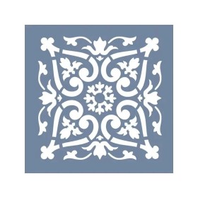 TCS06 Fayans Model Floral Desen Stencil 30x30cm