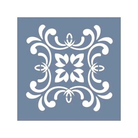 TCS07 Fayans Model Floral Desen Stencil 30x30cm