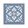 TCS22 Fayans Model Floral Yaprak Stencil 30x30cm