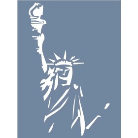 D928 Özgürlük Anıtı Model D Serisi Stencil 15x20cm