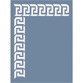 D1011 Köşe Bordür Model D Serisi Stencil 15x20cm