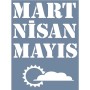 D1045 Mevsim Takvimi İlk Bahar Model D Serisi Stencil 15x20cm