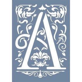 EHY25 A Harf Tribal Desen Stencil 21x30cm