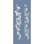 EHB37 Sarmaşık Dalı Şerit Desen Stencil 10x25cm