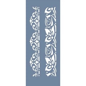 EHB44 Şerit Desen Stencil 10x25cm