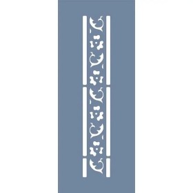 EHBR67 Bordür Desen Stencil 10x25cm
