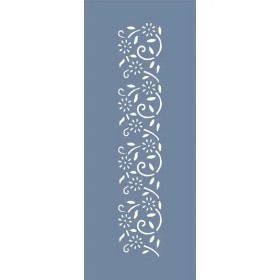 EHBR64 Bordür Desen Stencil 10x25cm