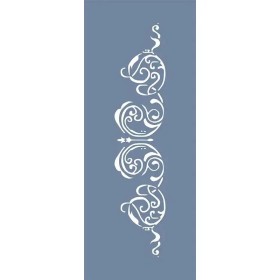 EHBR63 Bordür Desen Stencil 10x25cm