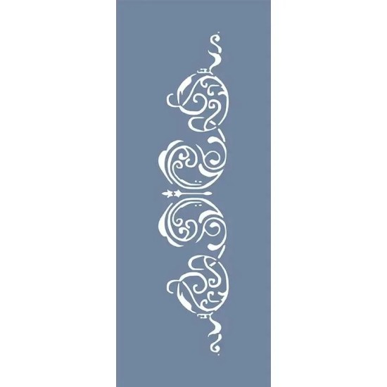 EHBR63 Bordür Desen Stencil 10x25cm