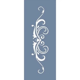 EHBR62 Bordür Desen Stencil 10x25cm