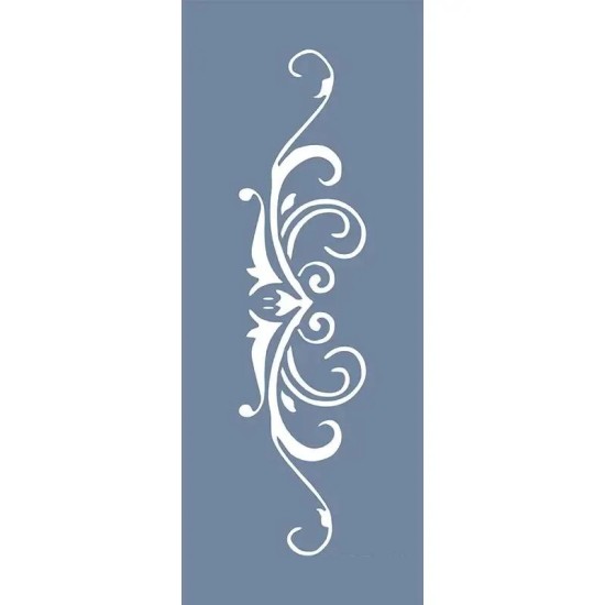 EHBR62 Bordür Desen Stencil 10x25cm