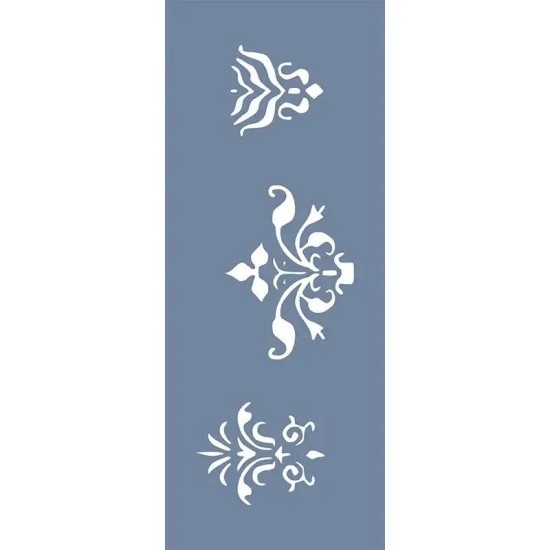 EHBR60 Bordür Desen Stencil 10x25cm