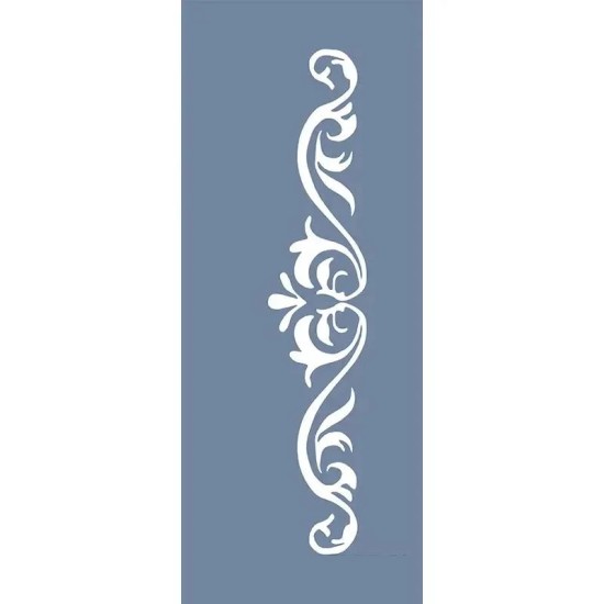 EHBR56 Bordür Desen Stencil 10x25cm