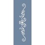 EHBR55 Bordür Desen Stencil 10x25cm