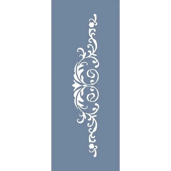 EHBR51 Bordür Desen Stencil 10x25cm