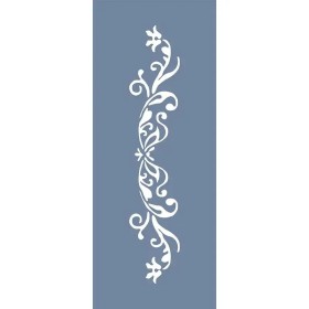 EHBR38 Bordür Desen Stencil 10x25cm