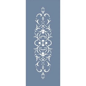 EHBR34 Bordür Desen Stencil 10x25cm