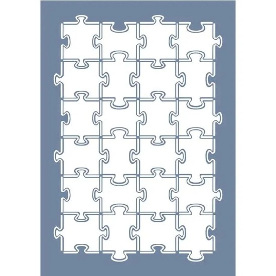 EHGE89 Puzzle Desen Stencil 21x30cm