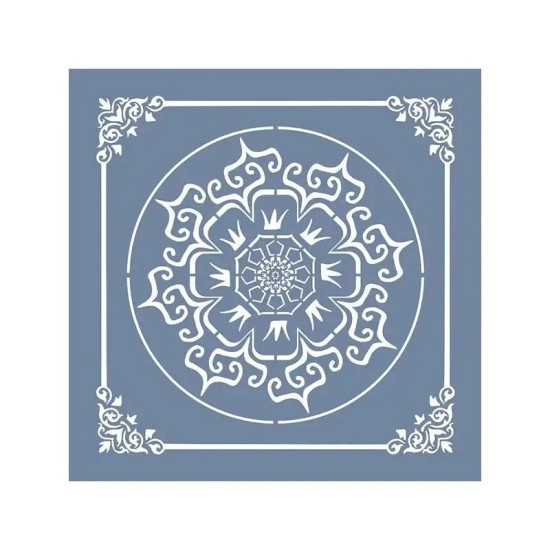 EHFY27 Fayans Desen Stencil 45x45cm