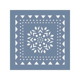 EHFY32 Fayans Desen Stencil 20x20cm