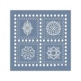 EHFY34 Fayans Desen Stencil 45x45cm