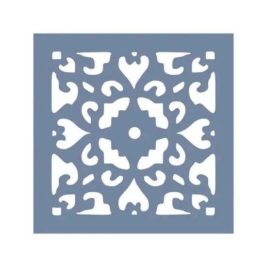 EHFY41 Fayans Desen Stencil 20x20cm