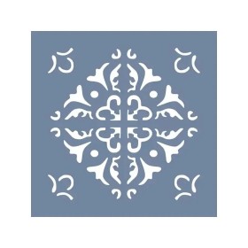 EHFY43 Fayans Desen Stencil 20x20cm