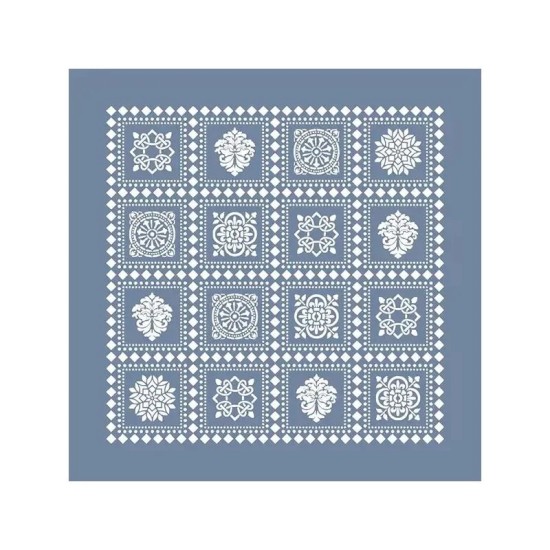 EHFY47 Fayans Desen Stencil 45x45cm