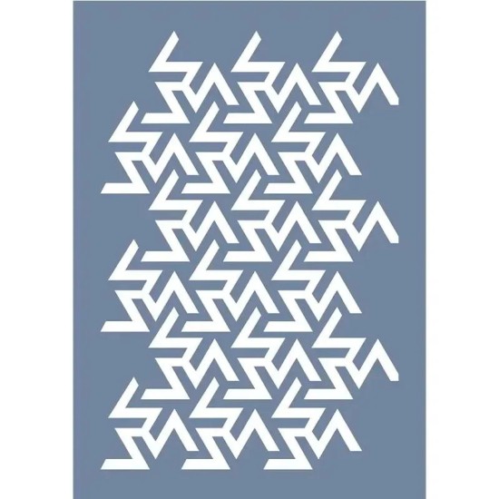 EHGE76 Geometrik Desen Stencil 21x30cm
