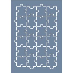 EHGE88 Puzzle Desen Stencil 45x45cm