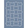 EHGE88 Puzzle Desen Stencil 45x45cm