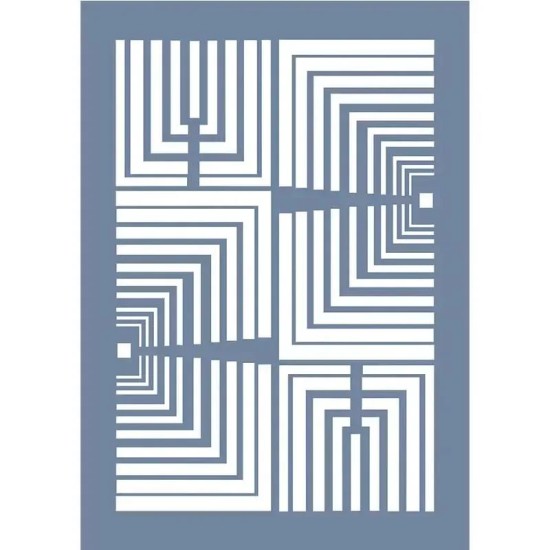 EHGE73 Geometrik Desen Stencil 21x30cm