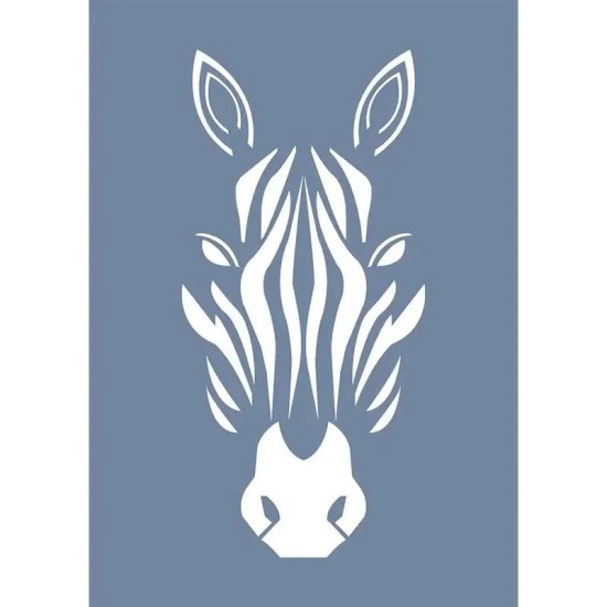 EHH29 Zebra Desen Stencil 21x30cm