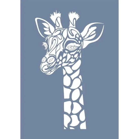 EHH49 Zürafa Desen Stencil 21x30cm