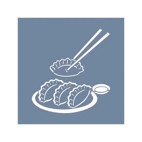 EHMK02 Çörek Desen Stencil 25x25cm