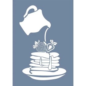 EHMK04 Pankek Desen Stencil 21x30cm