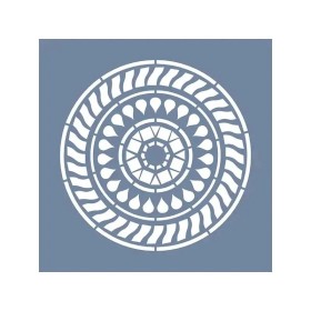 EHML08 Mandala Desen Stencil 25x25cm