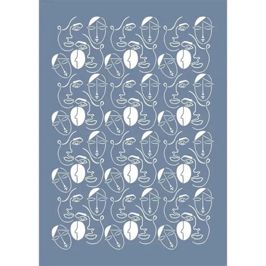 EHS13 Sanatsal Desen Stencil 21x30cm