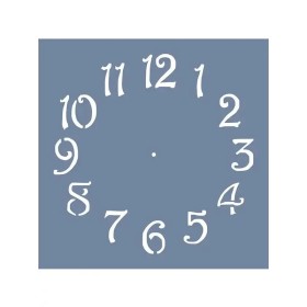 EHST01 Saat Desen Stencil 45x45cm
