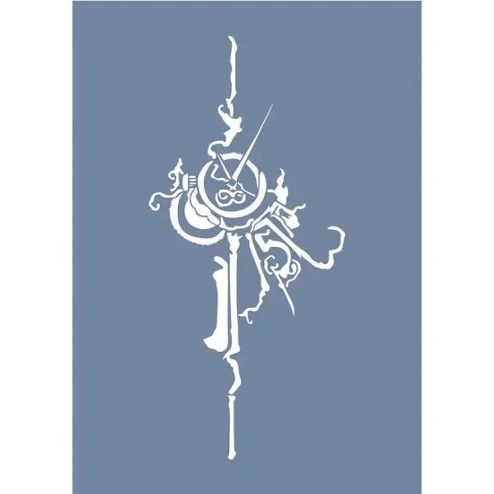EHST03 Saat Desen Stencil 45x45cm