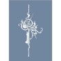 EHST03 Saat Desen Stencil 45x45cm