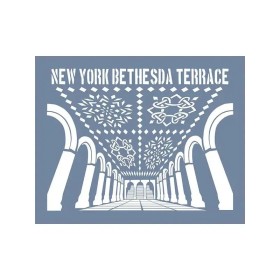 EHŞR05 New York Desen Stencil 50x40cm