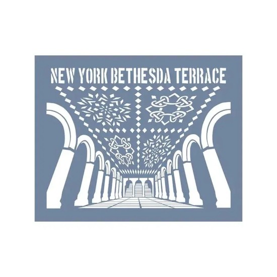 EHŞR05 New York Desen Stencil 50x40cm