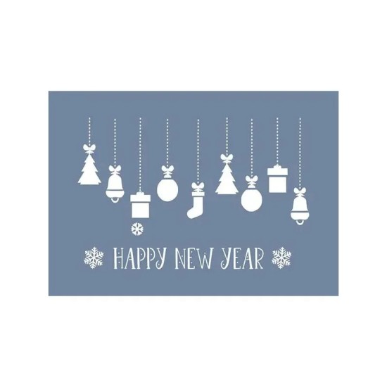 EHYB53 Happy New Year Yılbaşı Stencil 21x30cm